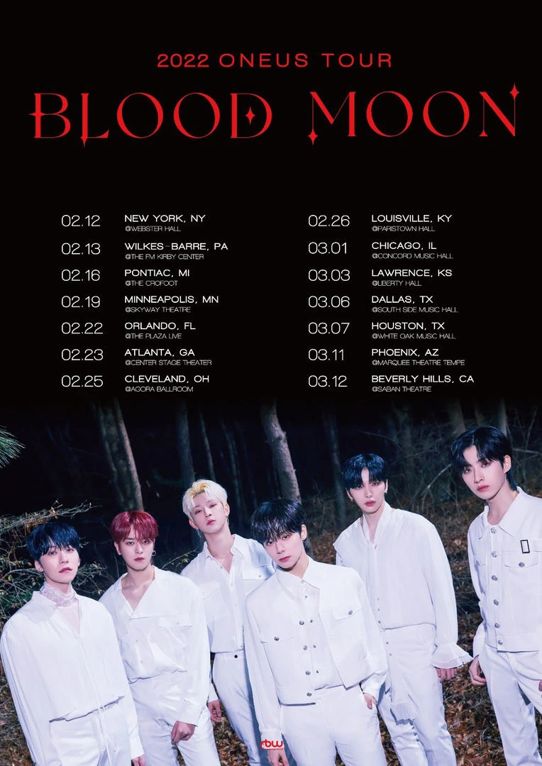 2022 ONEUS TOUR BLOOD MOON | ONEUS Wiki | Fandom