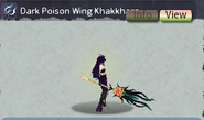 Dark Poison Wing Khakkhara