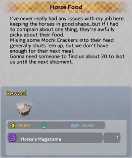 Horse Food
