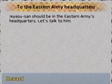 To the Eastern Army headquarters