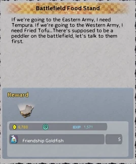 Battlefield Food Stand