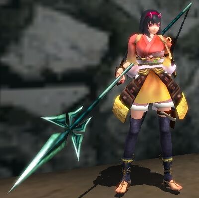 Wind Red Lacquer Spear