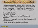Exchange Ittanmomen Summon Card