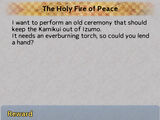 The Holy Fire of Peace