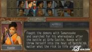 Kaede's bio in Onimusha: Blade Warriors