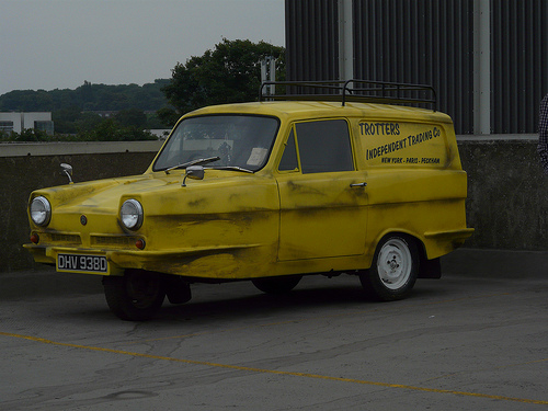 only fools and horses yellow van