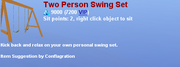 Two Person Swing Set