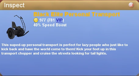 Black Elite Personal Transport | Onverse Wiki | Fandom