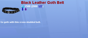 BlackLeatherGothBelt