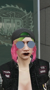 Selfie in front of the FIB office while running from Dusty Storm