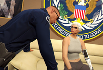 Assistant Chief Roderick Hopkins during Angel's onboarding