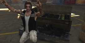 Jack with a weapon's shipment.