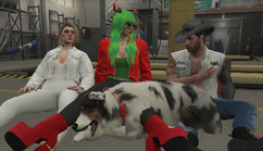 With Brandi, Aurora and Winston