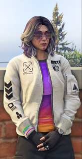 Marcie in a casual fit