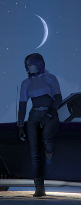Marcie at night