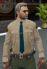 Nolan in his LSSD uniform