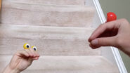 Edgy-Oobi-hand-puppets-Lean-Uma-stairs