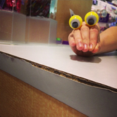 Oobi Hand Puppet - Yellow Googly Eyes