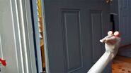 Edgy-Oobi-hand-puppets-Uma-MLM-doorway