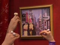 Oobi's family at a Chinese restaurant