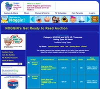 The auction page