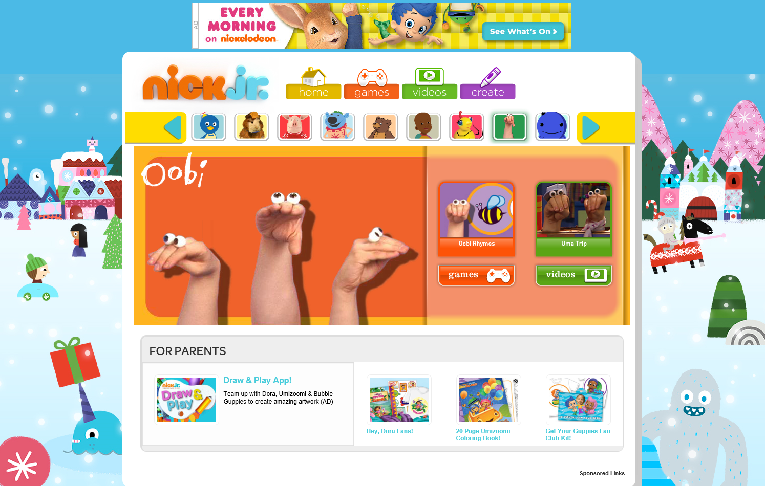 nick jr games preschool