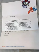 A message that was given to the winners.