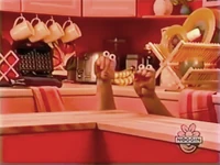 The boys hear popcorn...