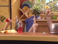 Oobi claps with Grampu