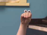 Oobi at the piano