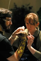 Tim Lagasse with costumer Cathy McCullough