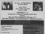 Kids First! Film Festival