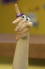 Oobi Uma Nick Jr Noggin TV Series Show Hand Puppet Character 3