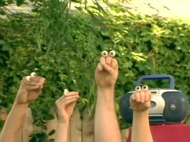 Oobi-shorts-Dance-characters-outside