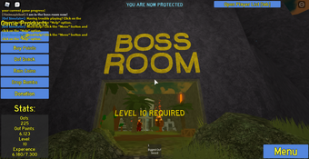 Boss Room Oof Simulator Wiki Fandom - roblox oof simulator 2
