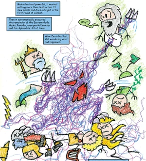 The pantheon is killed by the Snarl