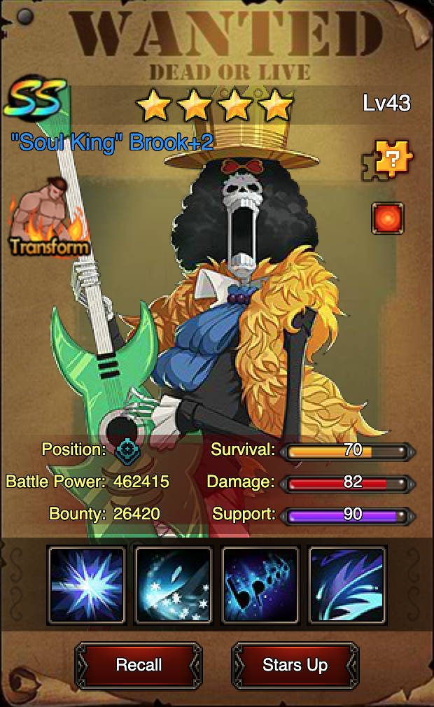 Soul King Brook, One Piece Online 2 Wiki