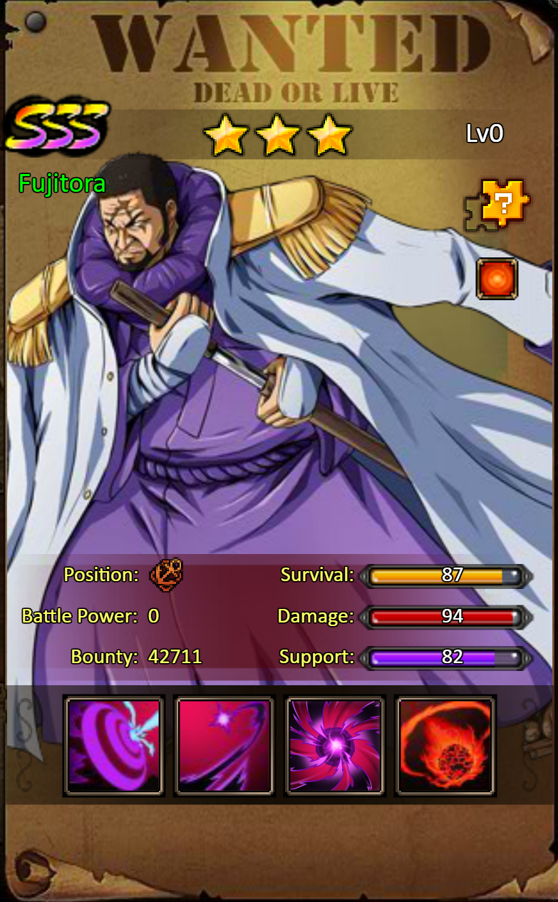 Fujitora One Piece Online 2 Wiki Fandom