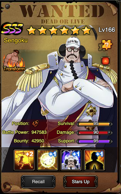 Sengoku, One Piece Online 2 Wiki