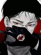 Partially transformed hand