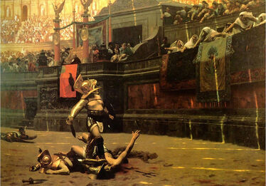 800px-Jean-Leon Gerome Pollice Verso