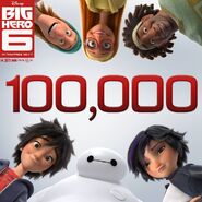 Big Hero 6 100, 000 Facebook Likes