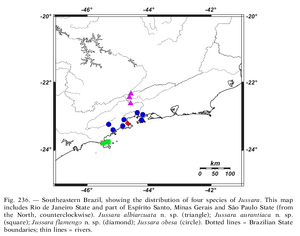 Distribution (from Tourinho & Kury, 2003)