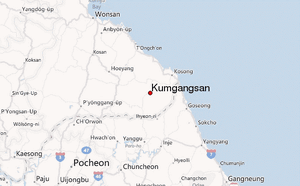 Location (from http://www.mountain-forecast.com/peaks/Kumgangsan)