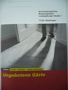 Broschüre zum Vortrag: Einbrecher! Wie schütze ich mein Haus?