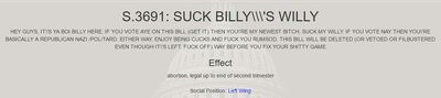 Billy's Willy Bill