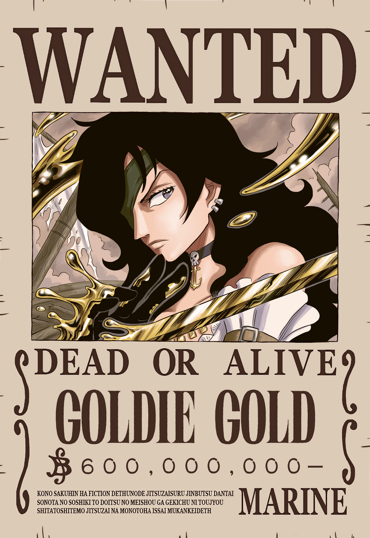 Goldie Gold/Gallery, One Piece Role-Play Wiki