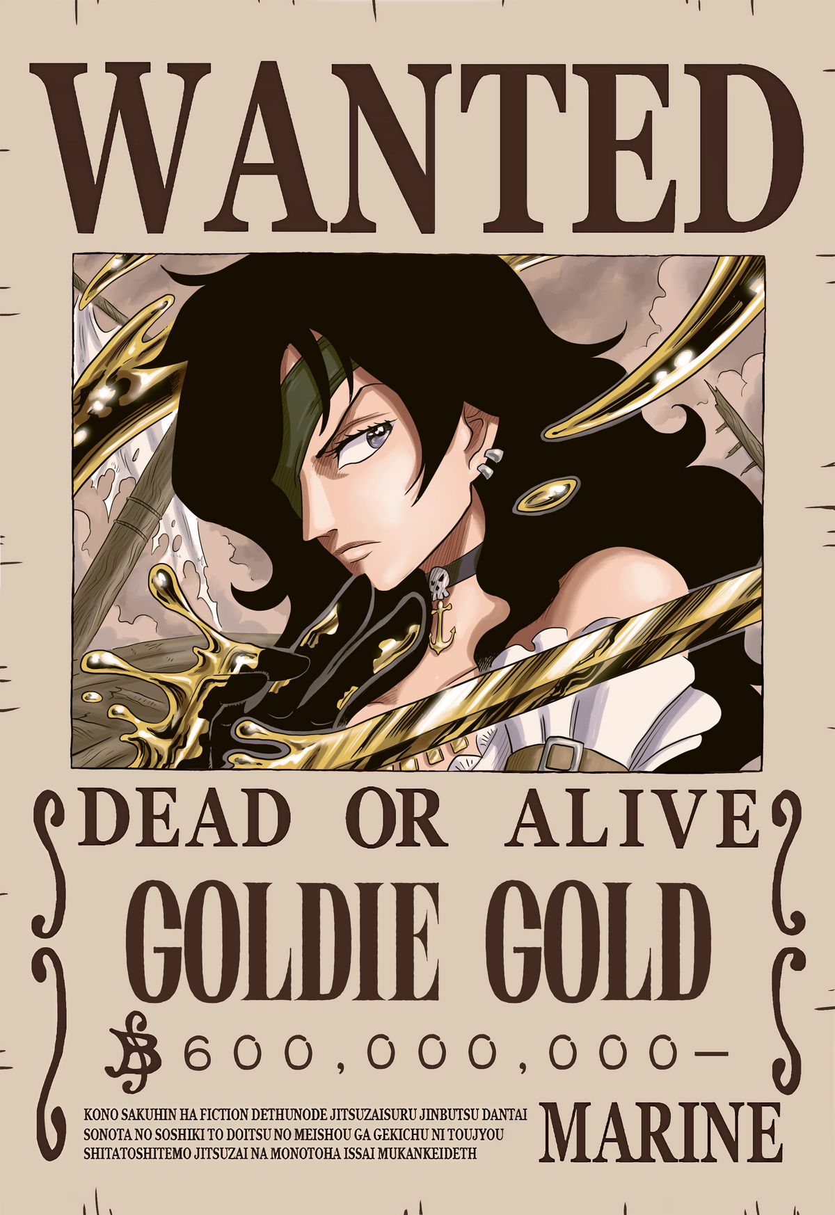 Goldie Gold, One Piece Role-Play Wiki