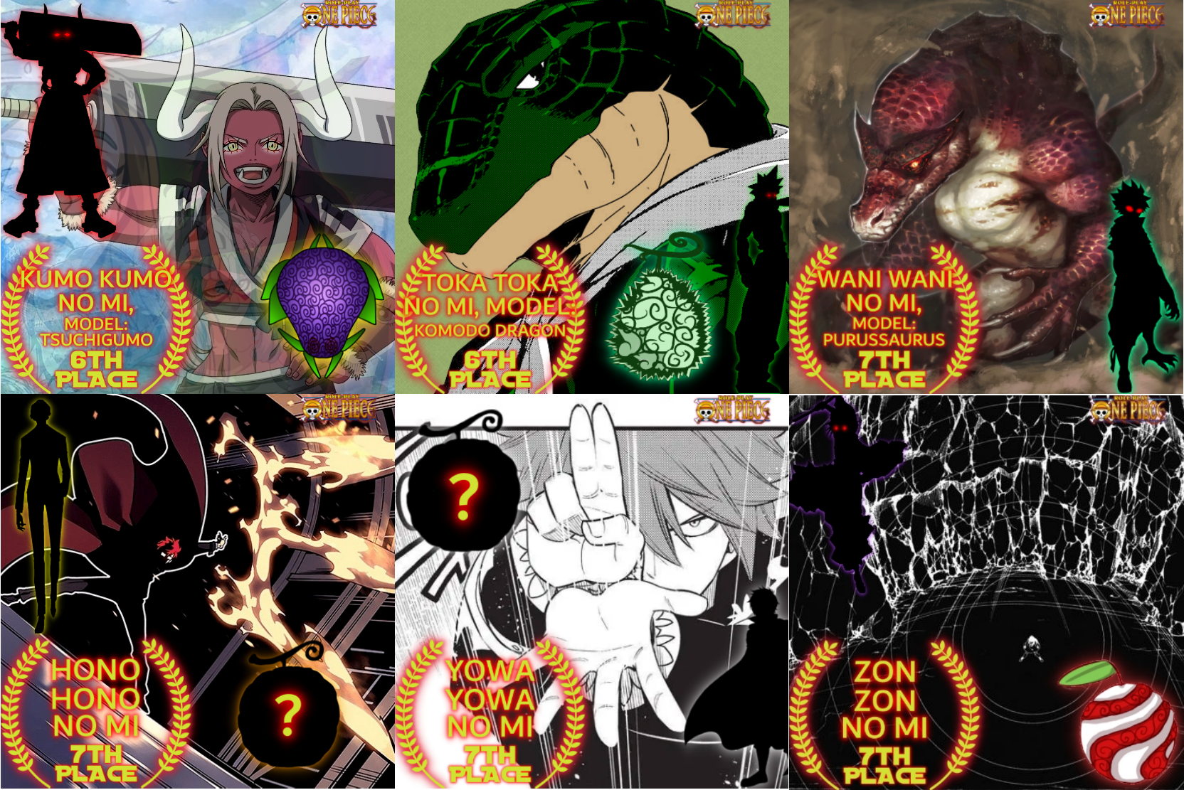 In your opinion which of the following devil fruits are the best? A Poll