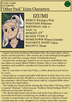 ワンピース IZUMI Izumi | One Piece Role-Play Wiki | Fandom